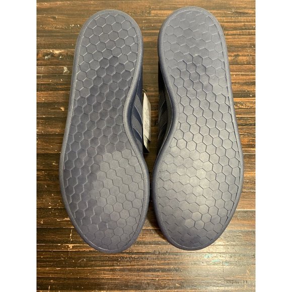 Adidas Grand Court Men Size US 7.5 Sneakers Suede Navy Blue EE7883 NEW IN BOX - Picture 6 of 7